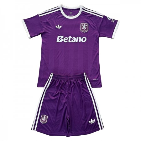 Camiseta Niño Aston Villa Portero 2025-26 Violeta