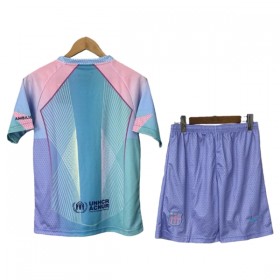 Camiseta Niño Barcelona 2025-26 Azul Especial