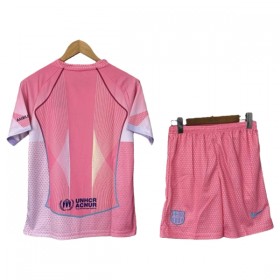 Camiseta Niño Barcelona 2025-26 Rosa Especial
