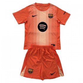 Camiseta Niño FC Barcelona Portero 2025-26 Naranja