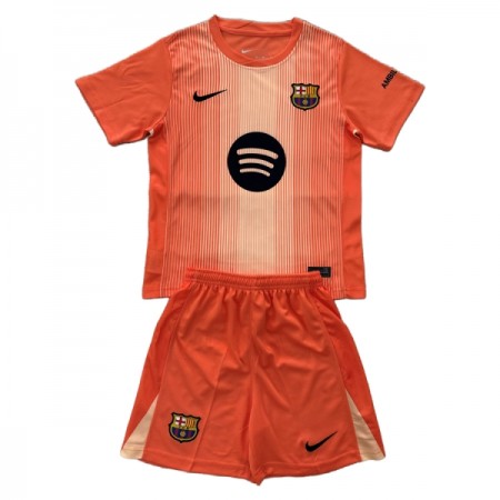 Camiseta Niño FC Barcelona Portero 2025-26 Naranja Camiseta Niño FC Barcelona Portero 2025-26 Naranja