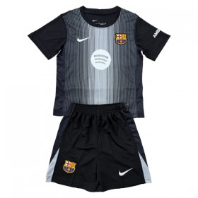 Camiseta Niño FC Barcelona Portero 2025-26 Negra