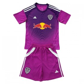 Camiseta Niño Leeds United Portero 2025-26 Violeta