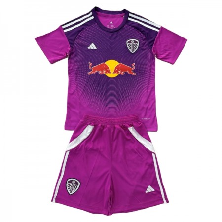 Camiseta Niño Leeds United Portero 2025-26 Violeta Camiseta Niño Leeds United Portero 2025-26 Violeta