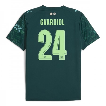 Camiseta Manchester City Gvardiol 24 EA Sport Cuarta 2025-26 Camiseta Manchester City Gvardiol 24 EA Sport Cuarta 2025-26