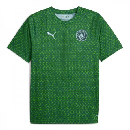 Camiseta Manchester City Pre-Match 2025-26 Verde Camiseta Manchester City Pre-Match 2025-26 Verde