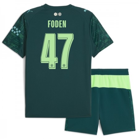 Camiseta Niño Manchester City Foden 47 EA Sport Cuarta 2025-26 Camiseta Niño Manchester City Foden 47 EA Sport Cuarta 2025-26