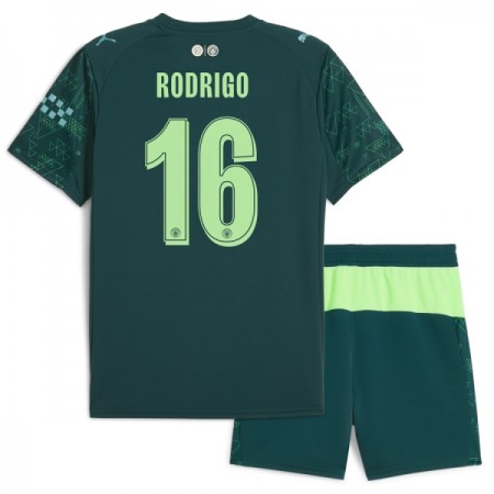Camiseta Niño Manchester City Rodrigo 16 EA Sport Cuarta 2025-26