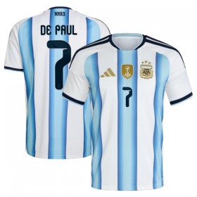 Camiseta Argentina De Paul 7 Primera Mundial 2026