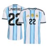 Camiseta Argentina Lautaro Martinez 22 Primera Mundial 2026 Camiseta Argentina Lautaro Martinez 22 Primera Mundial 2026