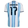 Camiseta Niño Argentina Garnacho 17 Primera Mundial 2026
