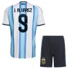 Camiseta Niño Argentina J. Alvarez 9 Primera Mundial 2026 Camiseta Niño Argentina J. Alvarez 9 Primera Mundial 2026