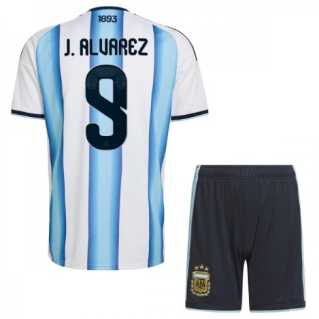 Camiseta Niño Argentina J. Alvarez 9 Primera Mundial 2026 Camiseta Niño Argentina J. Alvarez 9 Primera Mundial 2026