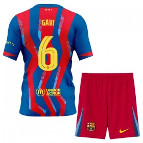 Camiseta Niño FC Barcelona Gavi 6 Cuarta 2025-26