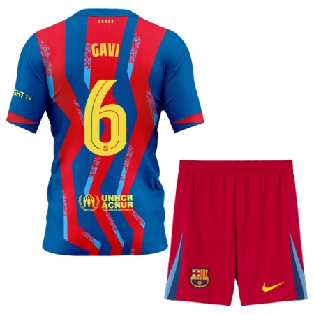 Camiseta Niño FC Barcelona Gavi 6 Cuarta 2025-26