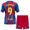 Camiseta Niño FC Barcelona Lewandowski 9 Cuarta 2025-26