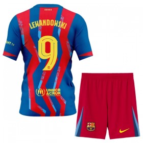 Camiseta Niño FC Barcelona Lewandowski 9 Cuarta 2025-26