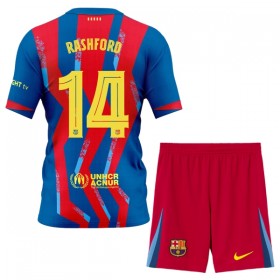 Camiseta Niño FC Barcelona Rashford 14 Cuarta 2025-26