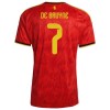Camiseta Bélgica De Bruyne 7 Primera Mundial 2026
