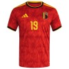 Camiseta Bélgica Openda 19 Primera Mundial 2026