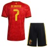 Camiseta Niño Bélgica De Bruyne 7 Primera Mundial 2026 Camiseta Niño Bélgica De Bruyne 7 Primera Mundial 2026