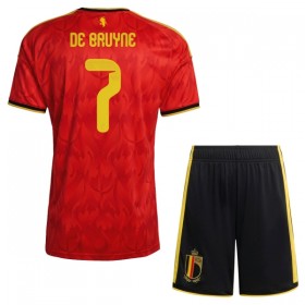 Camiseta Niño Bélgica De Bruyne 7 Primera Mundial 2026