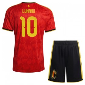 Camiseta Niño Bélgica Lukaku 10 Primera Mundial 2026