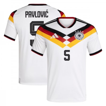 Camiseta Alemania Pavlovic 5 Primera Mundial 2026