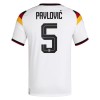 Camiseta Alemania Pavlovic 5 Primera Mundial 2026