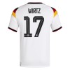 Camiseta Alemania Wirtz 17 Primera Mundial 2026