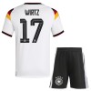 Camiseta Niño Alemania Wirtz 17 Primera Mundial 2026