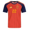 Camiseta España Cucurella 22 Primera Mundial 2026