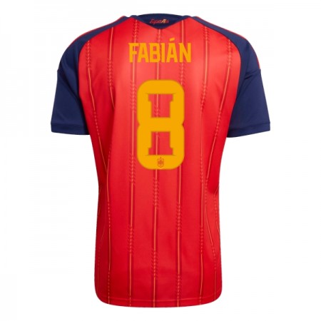 Camiseta España Fabian 8 Primera Mundial 2026