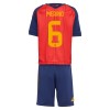 Camiseta Niño España Merino 6 Primera Mundial 2026 Camiseta Niño España Merino 6 Primera Mundial 2026