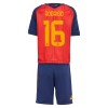 Camiseta Niño España Rodrigo 16 Primera Mundial 2026