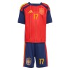 Camiseta Niño España Williams JR 17 Primera Mundial 2026