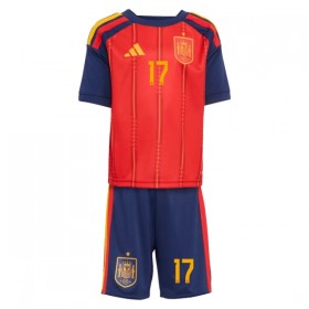 Camiseta Niño España Williams JR 17 Primera Mundial 2026