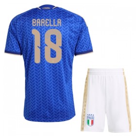 Camiseta Niño Italia Barella 18 Primera Mundial 2026