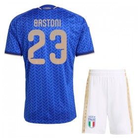 Camiseta Niño Italia Bastoni 23 Primera Mundial 2026
