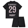 Camiseta Niño Paris Saint Germain B. Barcola 29 Jordan Cuarta 2025-26 Camiseta Niño Paris Saint Germain B. Barcola 29 Jordan Cuarta 2025-26