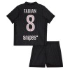Camiseta Niño Paris Saint Germain Fabian 8 Jordan Cuarta 2025-26
