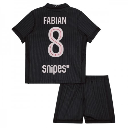 Camiseta Niño Paris Saint Germain Fabian 8 Jordan Cuarta 2025-26