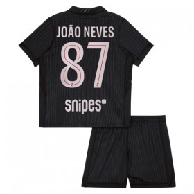 Camiseta Niño Paris Saint Germain Joao Neves 87 Jordan Cuarta 2025-26