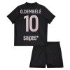 Camiseta Niño Paris Saint Germain O. Dembele 10 Jordan Cuarta 2025-26