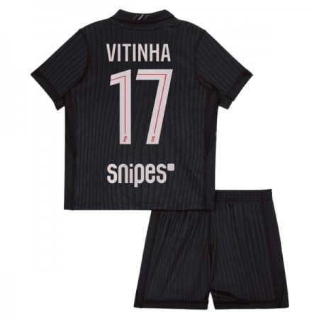 Camiseta Niño Paris Saint Germain Vitinha 17 Jordan Cuarta 2025-26