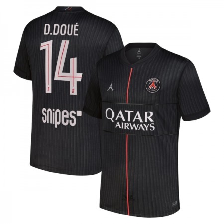 Camiseta Paris Saint Germain D. Doue 14 Jordan Cuarta 2025-26