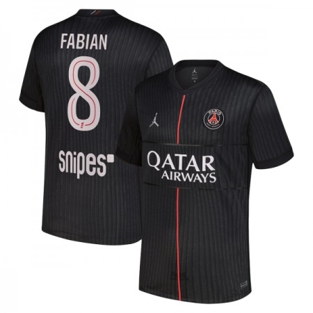 Camiseta Paris Saint Germain Fabian 8 Jordan Cuarta 2025-26