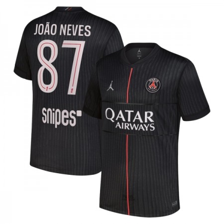 Camiseta Paris Saint Germain Joao Neves 87 Jordan Cuarta 2025-26 Camiseta Paris Saint Germain Joao Neves 87 Jordan Cuarta 2025-26