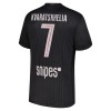 Camiseta Paris Saint Germain Kvaratskhelia 7 Jordan Cuarta 2025-26