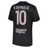 Camiseta Paris Saint Germain O. Dembele 10 Jordan Cuarta 2025-26